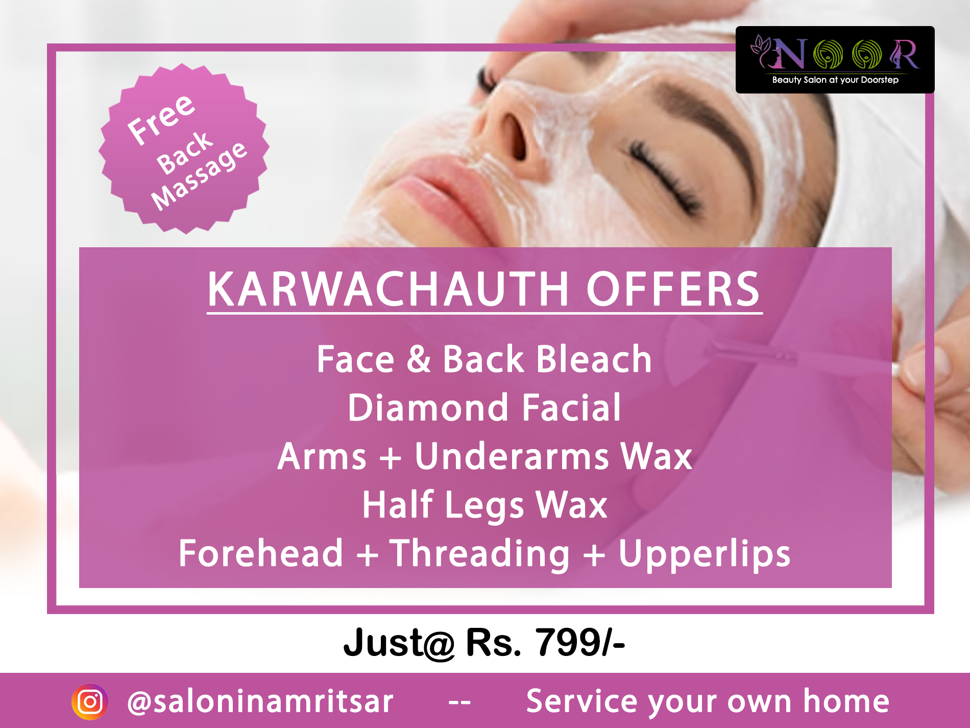 Karwachauth Package Just Rs. 799-/